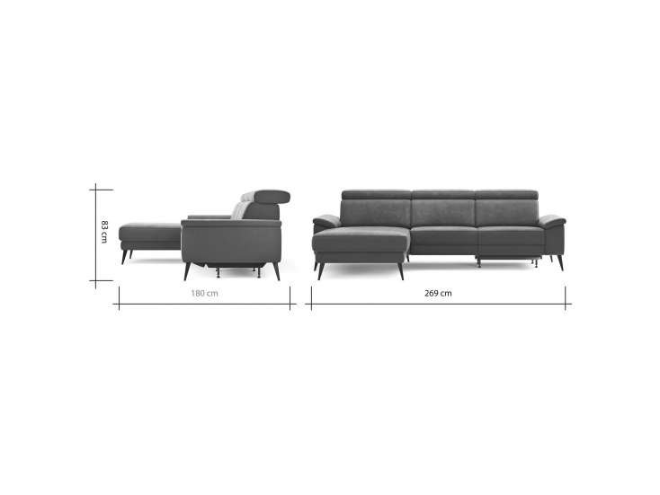 00af4ace837ec07783e760159aaa032029455612 Comfort Republic Ecksofa Anna BemFreisteller 102111
