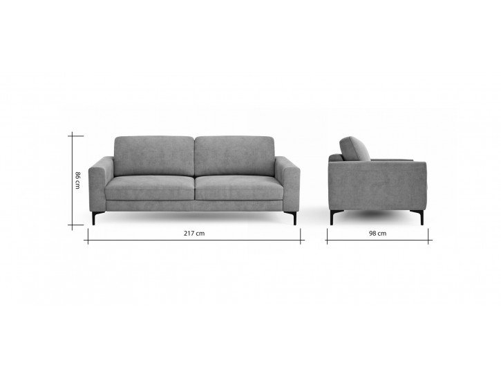 42b310dc27e383a6e3d8671fecb6953a7ddcc146 Global Family 3 Sitzer Sofa Oviedo BemFreisteller 102357