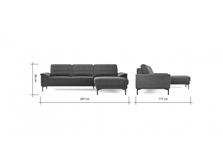 cbba9a1043f10e0cdbc51aa394bb31702cde2695 Comfort Republic Ecksofa Anna A bemFreisteller 198 teal 135098