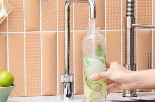 Nordic Square single tap chrome